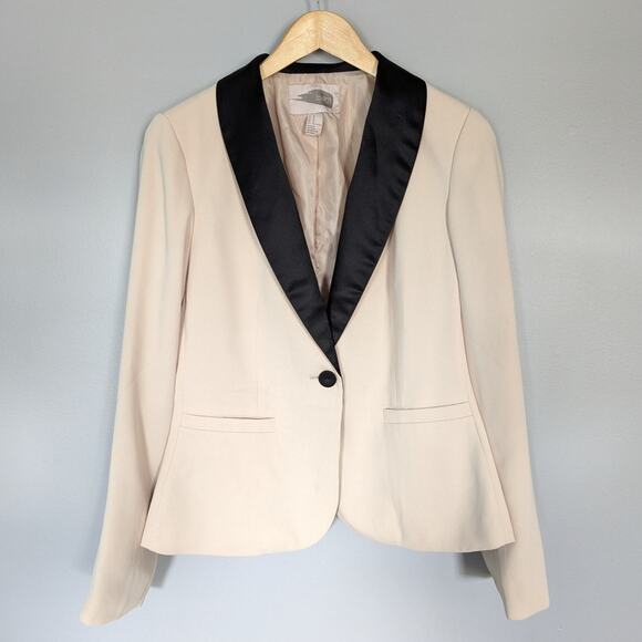 Love 21 Beige/Black Blazer Jacket size M - Picture 1 of 5